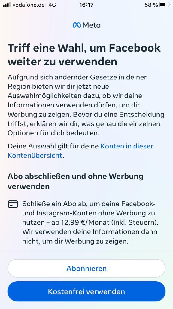 Facebook Abomodell