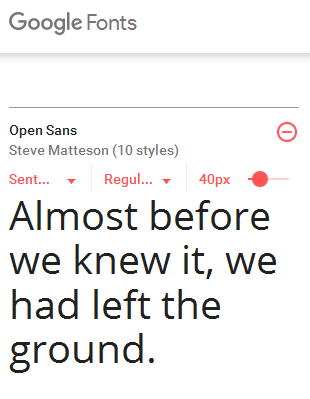 Google Fonts download